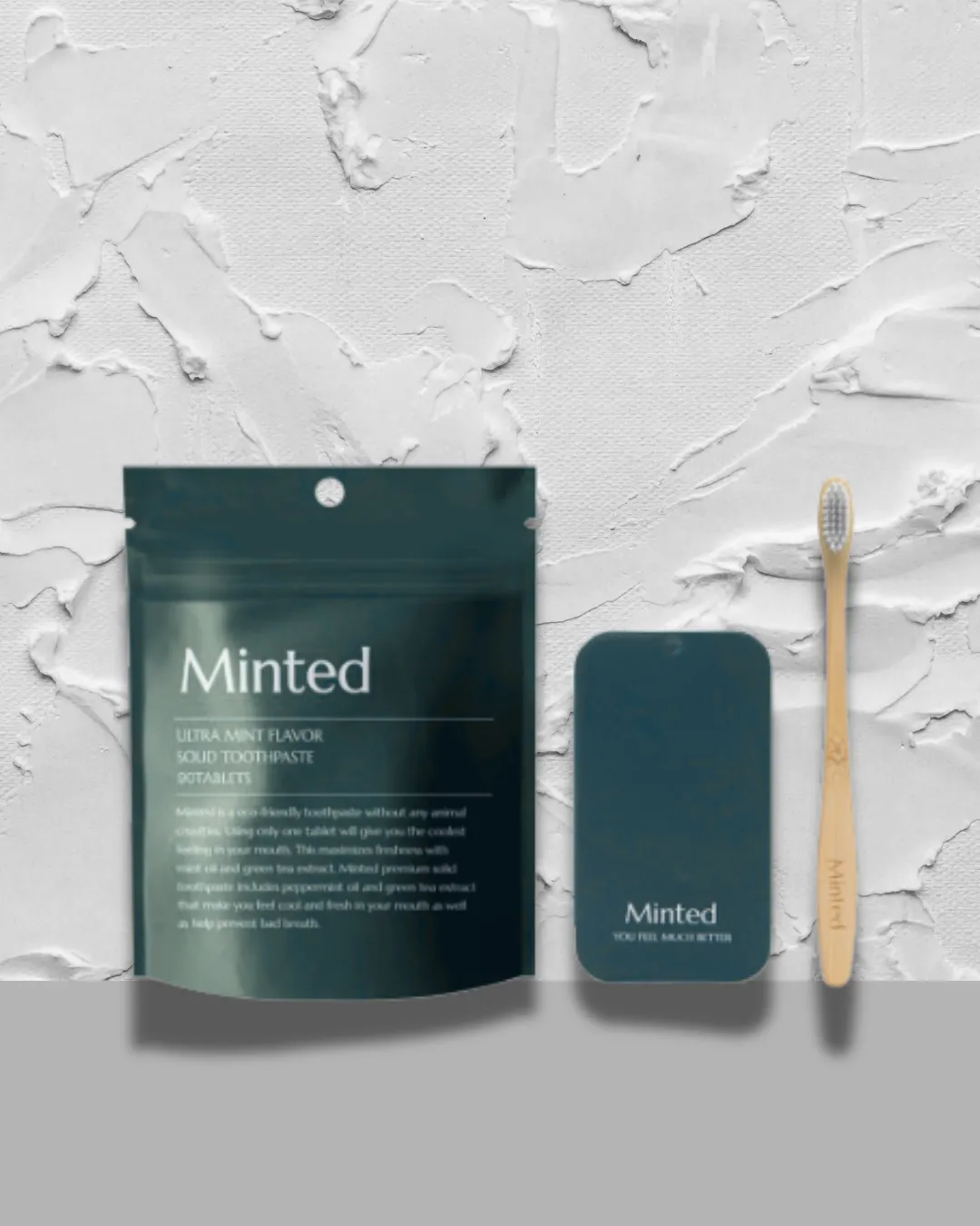 Minted Travel Solid Toothpaste Toothbrush Set /Аян замын сэт/ - 1