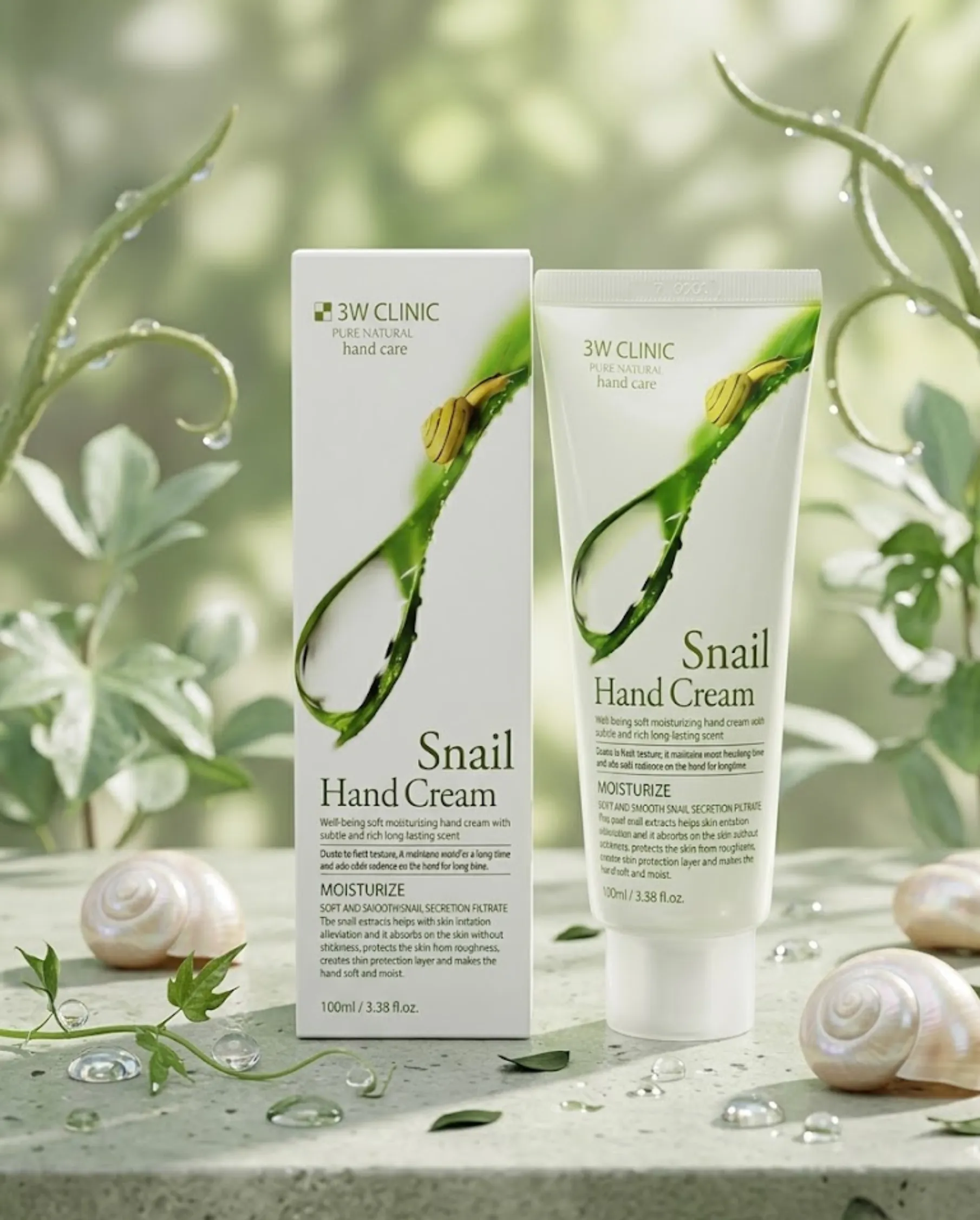 3W Clinic Snail Hand Cream,100ml /Гарын тос/DO - 1