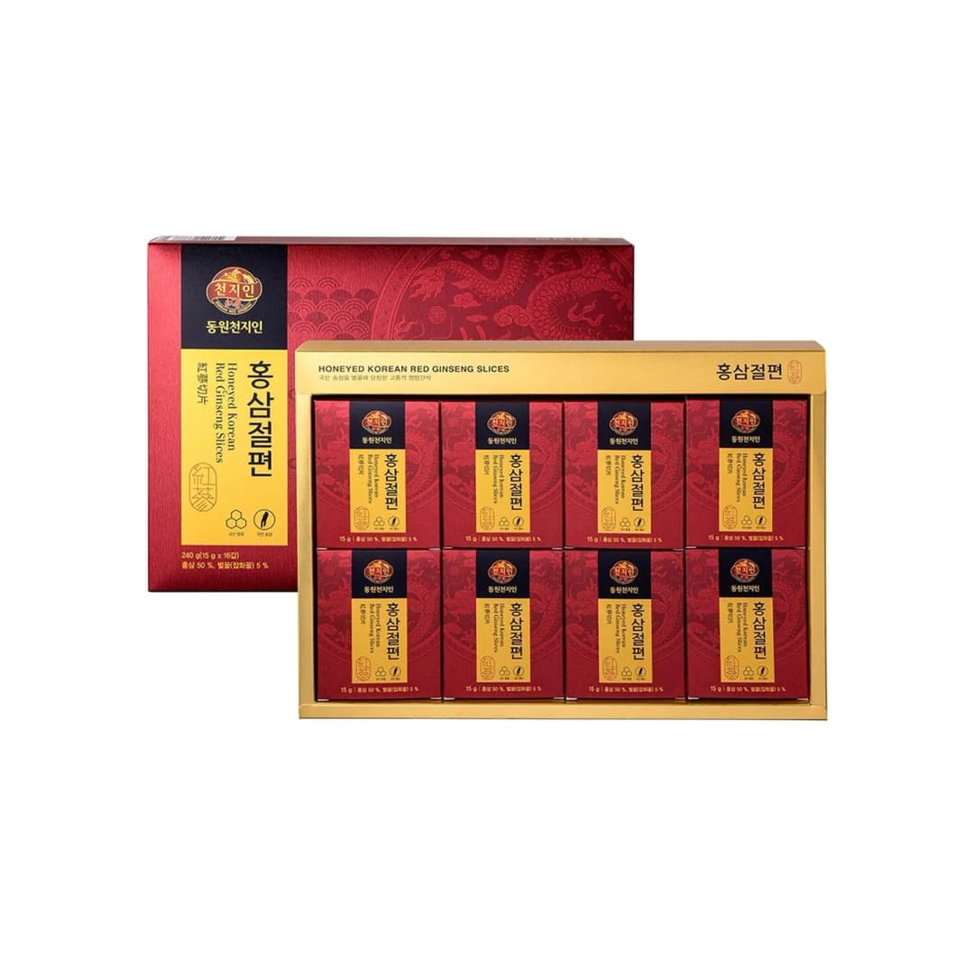 Sliced Korean Red Ginseng, 16p /Хүн орхоодой/ CO - 2