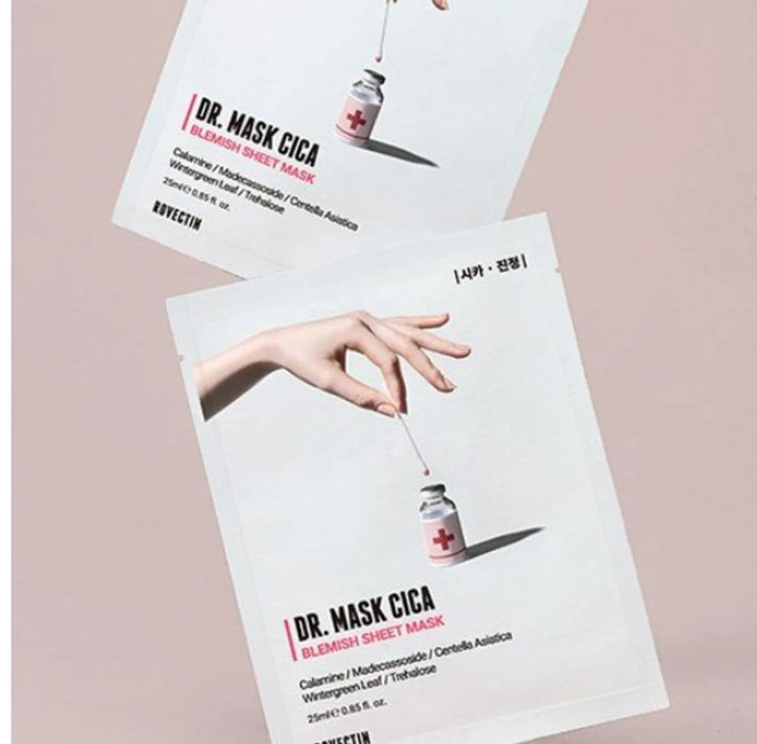 Rovectin Dr.Mask Cica Blemish Sheet Mask /Салфеткан маск/ - 1