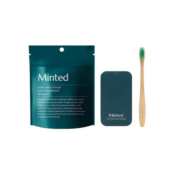 Minted Travel Solid Toothpaste Toothbrush Set /Аян замын сэт/ - 3