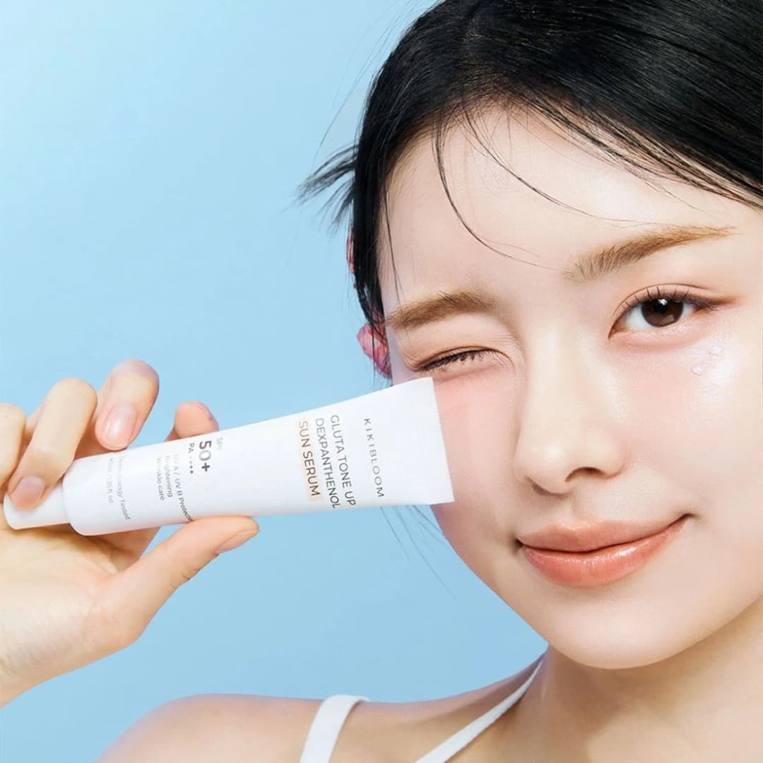 Kiki Bloom Gluta Tone Up Dexpanthenol Sun Serum 40ml,/ Нарнаас хамгаалах серум/ TM - 4